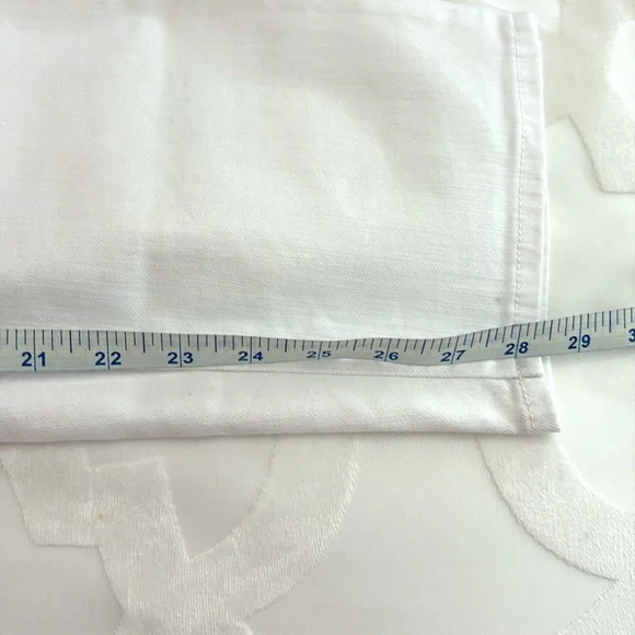 Talbots White Slim Ankle Jeans. Size 18W. Made with 2% Spandex.